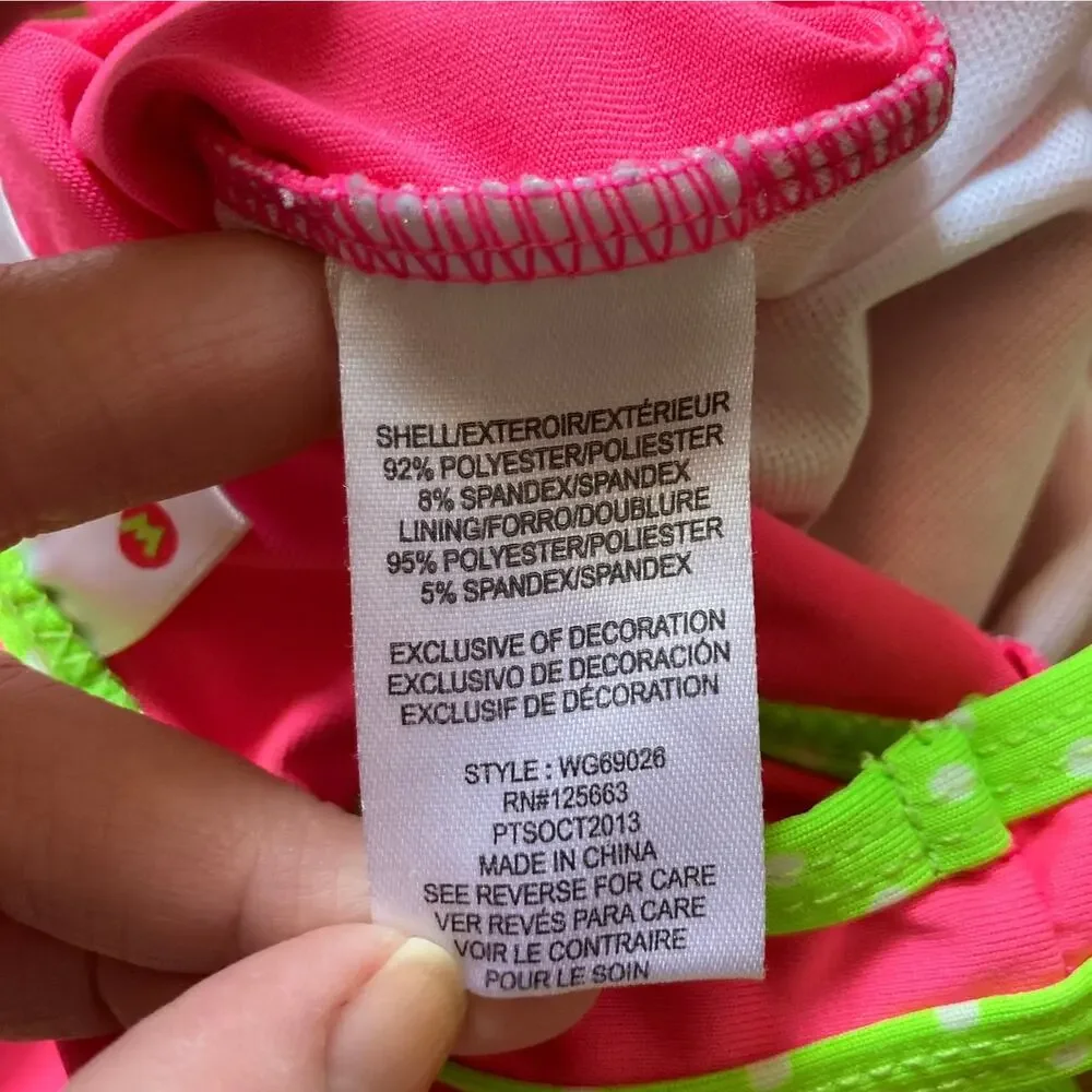 Wippette Pink Pinneaple Swimsuit, Size 12M